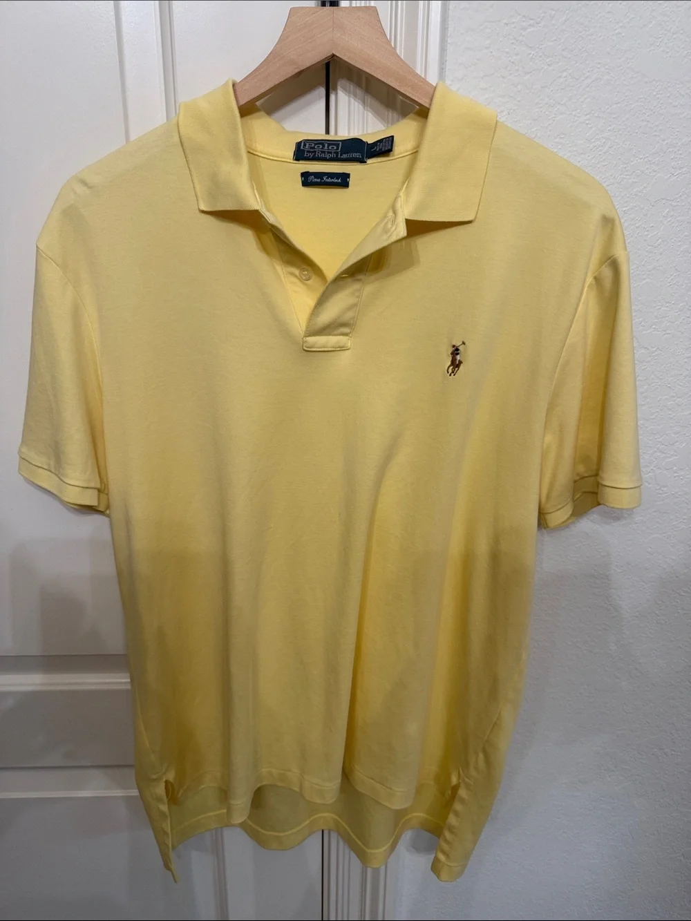 Ralph Lauren Light Yellow Polo Shirt